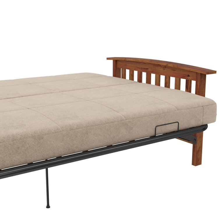 Full size futon bed with deals mattress